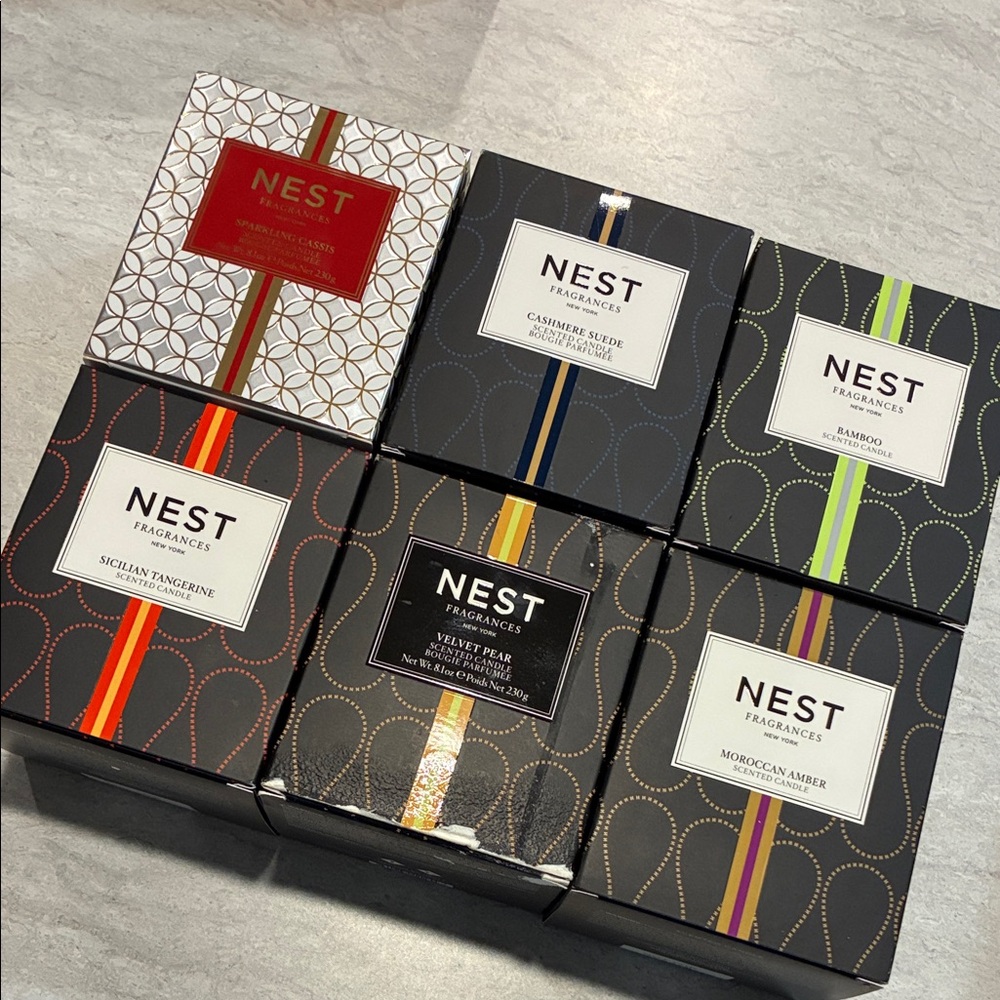 New Nest Fragrances Candle Set